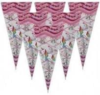 6 BOLSAS CONO UNICORNIO