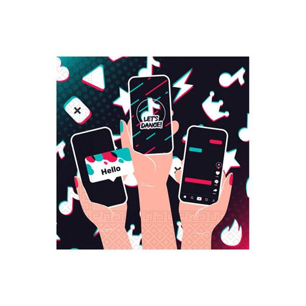 20 SERVILLETAS  TIK TOK